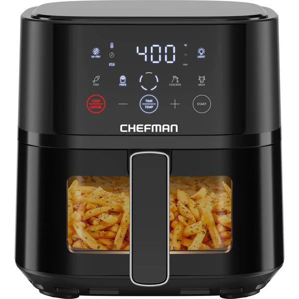 Turbo Fry Touch 4L Air Fryer with Easy View Window| RJ38-4TW-BLACK Keans Claremorris