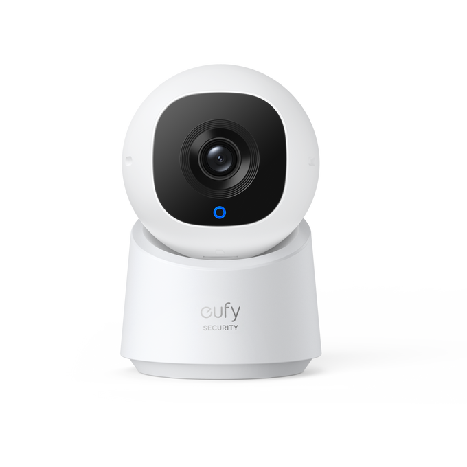 Eufy Indoor Cam C220 2K Pan & Tilt with 360° view, AI human detection, privacy mode, no monthly fee – Keans Claremorris