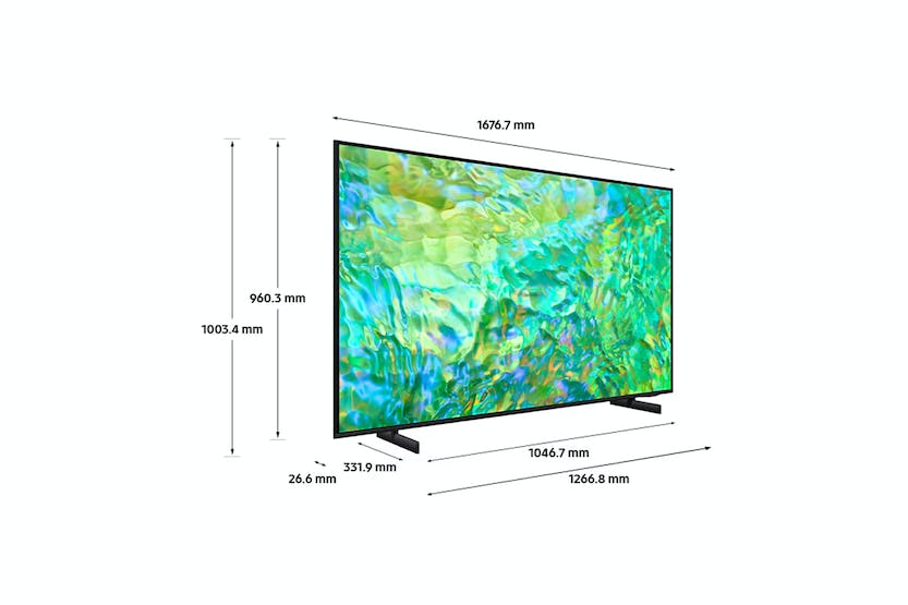 Samsung CU8070 75" Crystal 4K Ultra HD HDR Smart TV (2023) | UE75CU8070UXXU