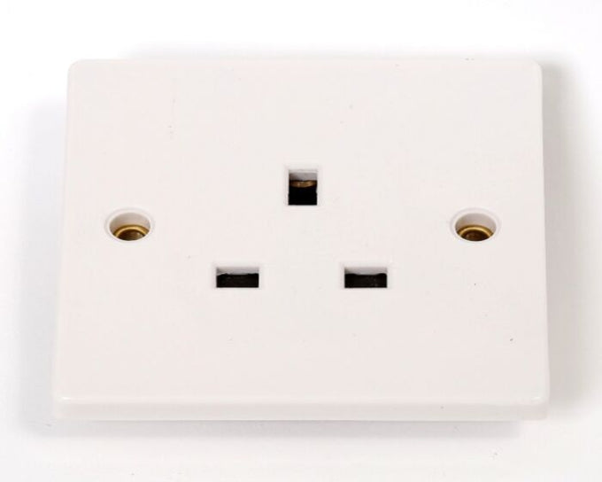 Phx 1 Gang 13Amp Socket, durable electrical outlet for home or commercial use, easy install, from Keans Claremorris.