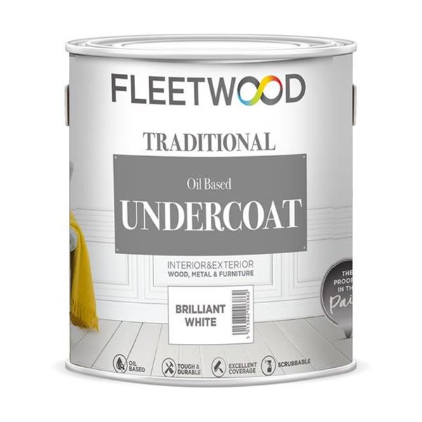 Fleetwood Advanced Quick Dry Undercoat White 5ltr