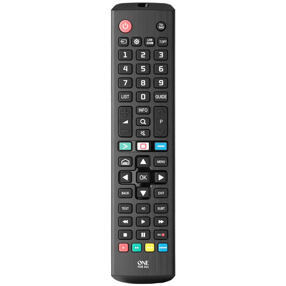 OneForAll LG Replacement TV Remote URC 4911, compatible remote control, available at Keans Claremorris store.