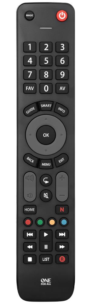 One For All Evolve Universal TV Remote with Smart Buttons, NetTV key, learning feature, for Smart TVs – Keans Claremorris