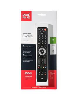 One For All Evolve 2 Universal Remote Control URC7125, compatible with multiple devices, available at Keans Claremorris.