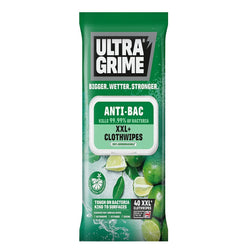 UltraGrime Anti-Bac Clothwipes XXL+ Pack 40 Keans Claremorris