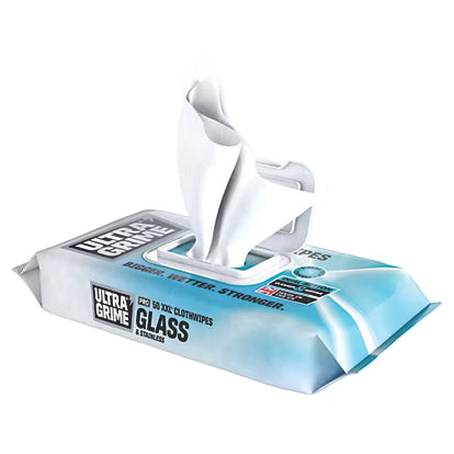 UltraGrime Glass & Stainless Clothwipes XXL+ Pack 50 Keans Claremorris