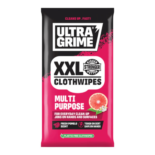 Ultragrime Multiuse Clothwipes Pomelo XXL+ Pack 40 Keans Claremorris