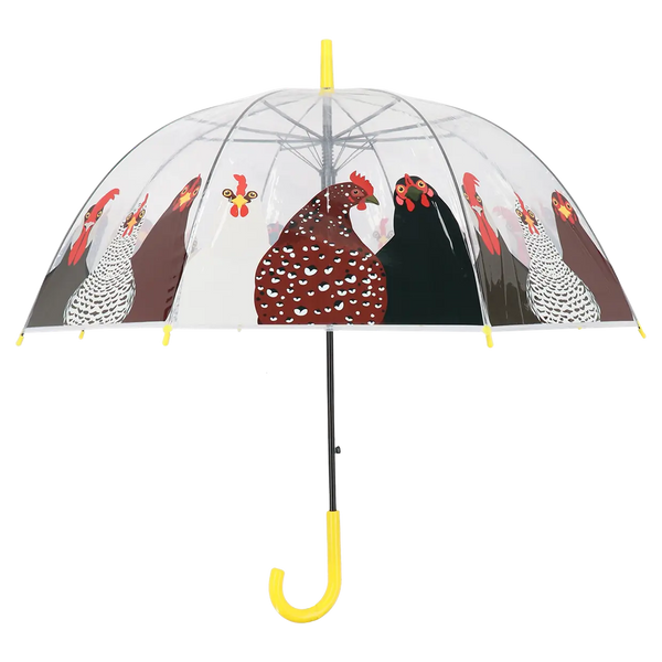 Umbrella - Transparent Chickens  Keans Claremorris