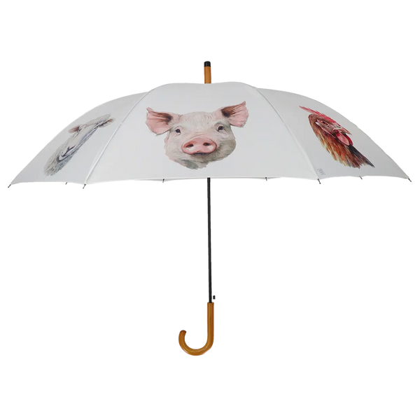 Umbrella - Watercolour Farm Animals Keans Claremorris