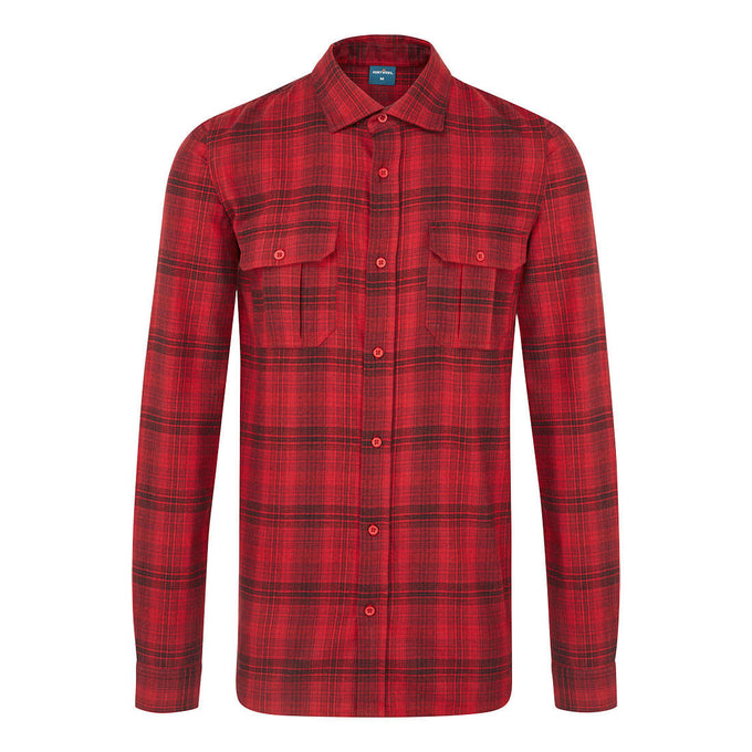 Unlined Check Shirt Red Keans Claremorris