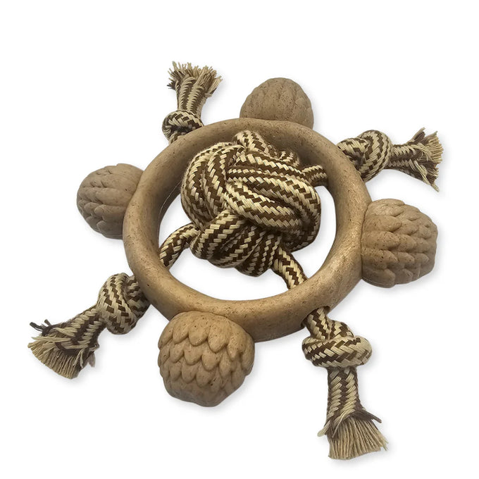 Wiggle & Wander Bamboo Chew - Small Dog & Puppy Turtle - Image 3