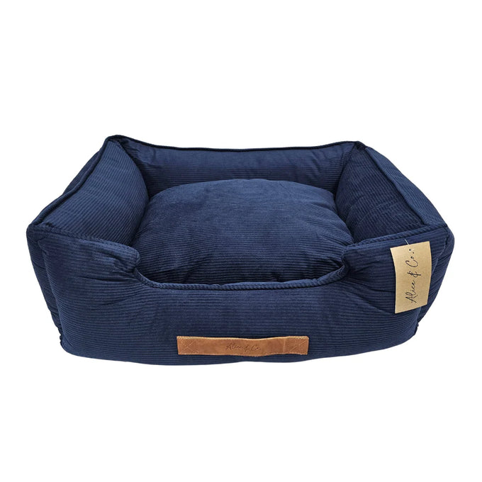 Dog Bed - Willow Cord Navy - Soft Bed for Dogs - Image 2