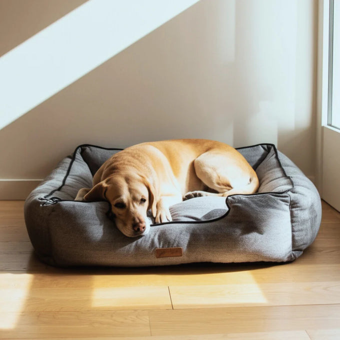 Grey Pet Bed - Dog & Cat Bed - Image 2