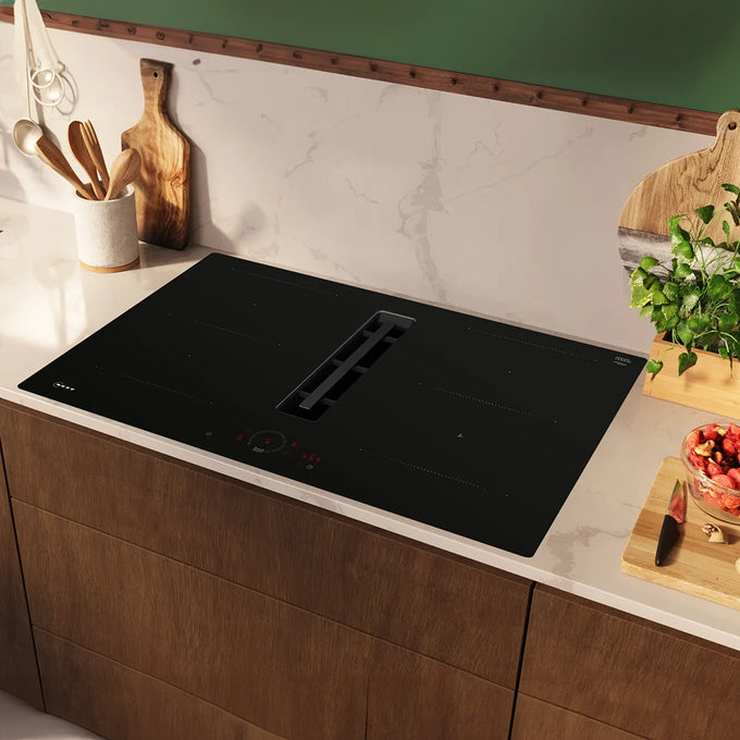 Neff N70 80cm Venting Induction Hob V58NHQ4L0 with integrated ventilation, sleek design – available at Keans Claremorris.