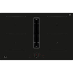 Neff N70 80cm black venting induction hob with combi zones, power boost, quiet motor, and easy-clean filters – Keans