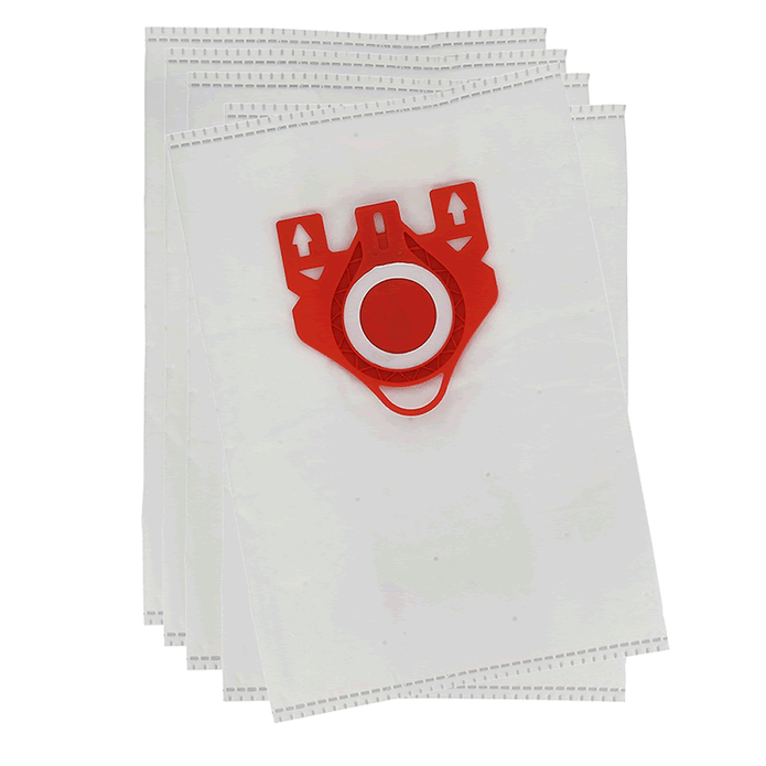 Vacspare Miele Microfibre Vacuum Bags Pack of 5 Red FJM Model | Keans Claremorris