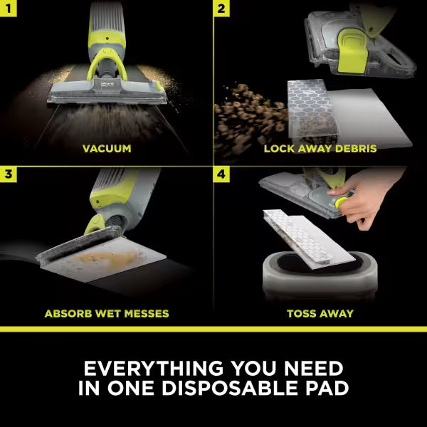 Shark VacMop Cordless 2-in-1 Vacuum Mop with Targeted Spray| VM200UK - Image 3