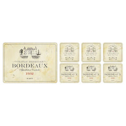 Vin de France Bundle Set Placemats & Coasters Set of 6 Keans Claremorris