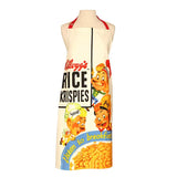 Vintage Kelloggs Rice Crispies Snap Crackle & Pop adult apron with adjustable neck strap and long waist ties - Keans