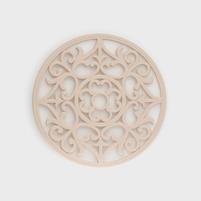 Vintage Round Silicone Trivet 19.5cm Oyster Keans Claremorris