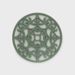 Vintage Round Silicone Trivet 19.5cm Sage Keans Claremorris