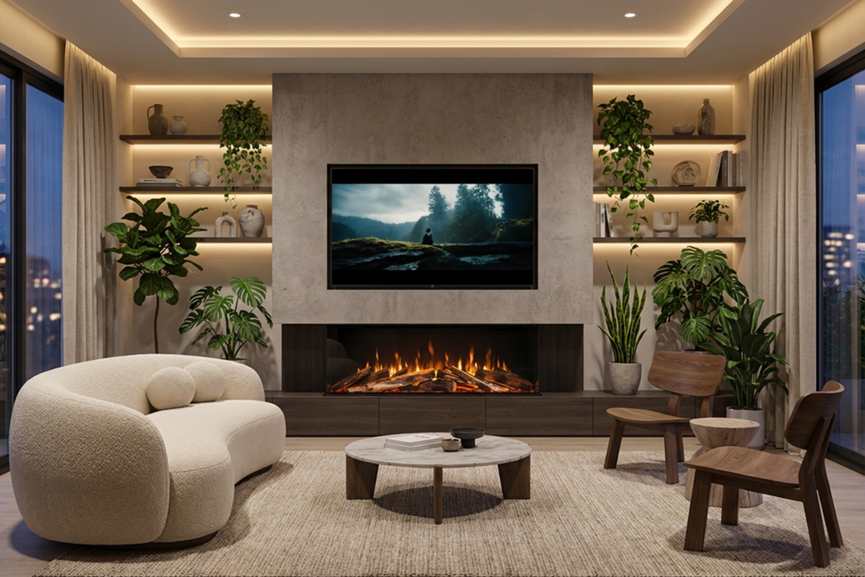 Dimplex 50'' Visage Opti-V Built-In Electric Fireplace | VIS50UK - Image 3