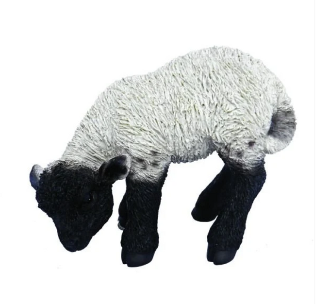 Vivid Arts Black & White Lamb Resin Ornament - 21cm Keans Claremorris