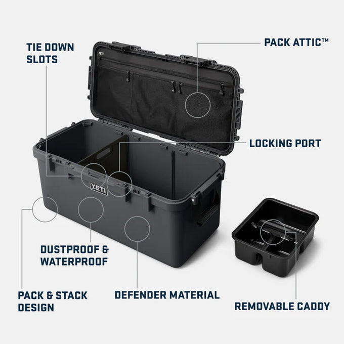 Yeti Loadout Gobox 60 Gear Case King Crab - Image 9