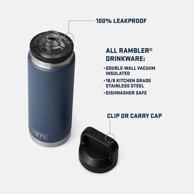 Yeti Rambler 26 Oz Bottle Chug Cap, Venom - Image 5