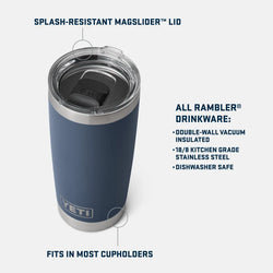 Yeti Rambler 20 Oz Tumbler Ms Cape Taupe