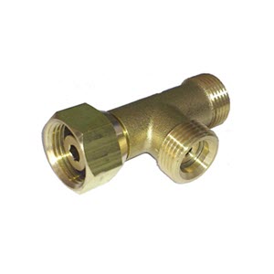 W20 Brass Tee Piece for Changeover Regulators Valve 3Way Keans Claremorris