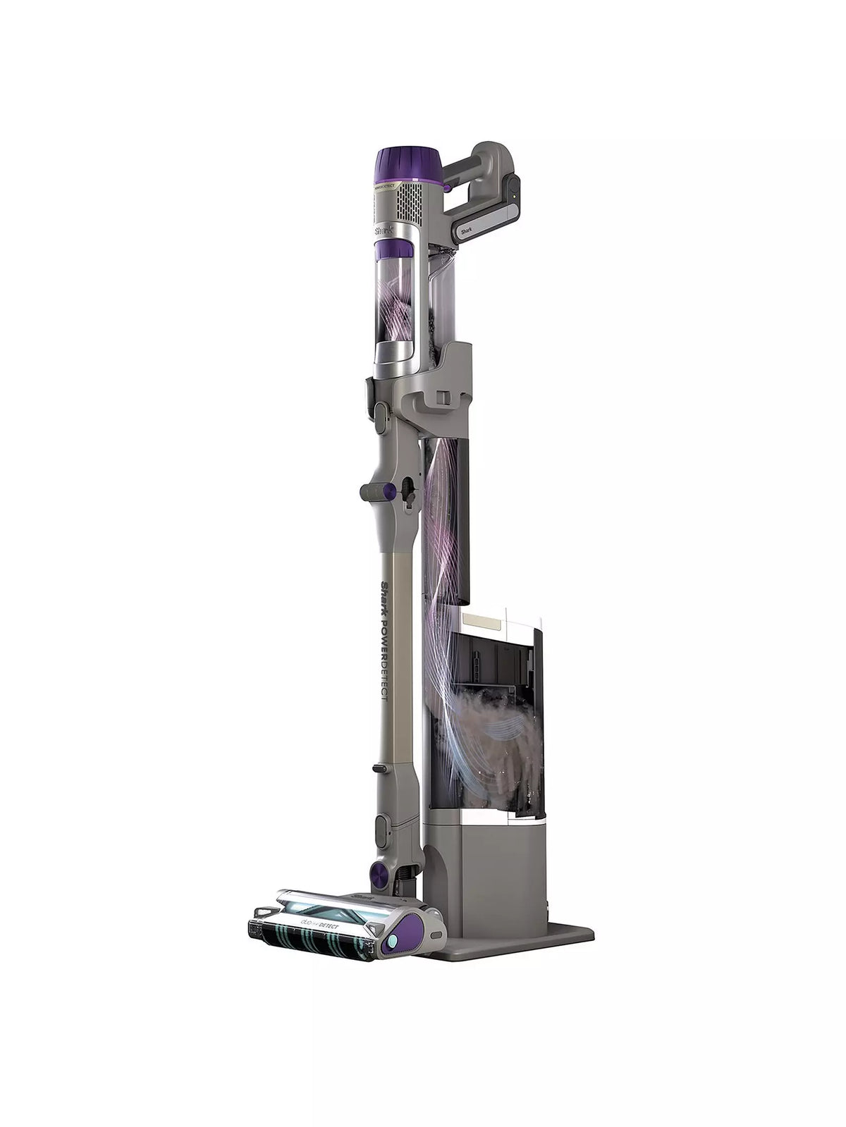 Shark Power Detect & Clean cordless vacuum with 2L auto-empty dock, 70min runtime, smart cleaning – available at Kean’s