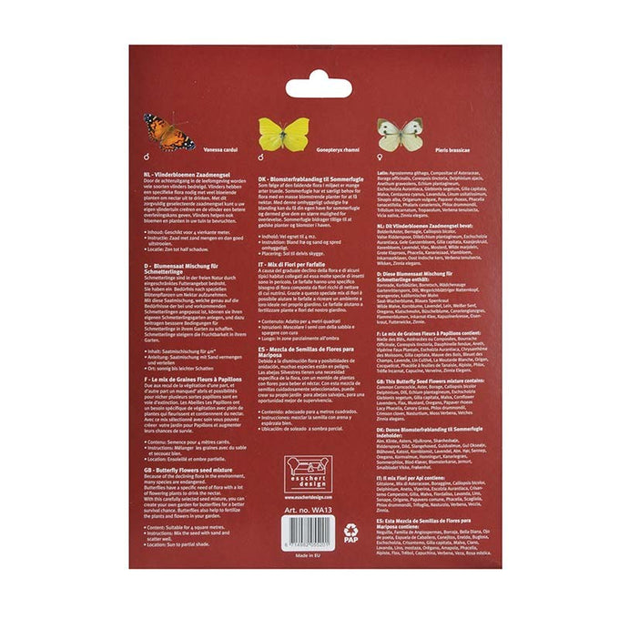 Seeds for Butterflies wildflower mix to attract butterflies, vibrant blooms, Keans Claremorris garden seeds WA13