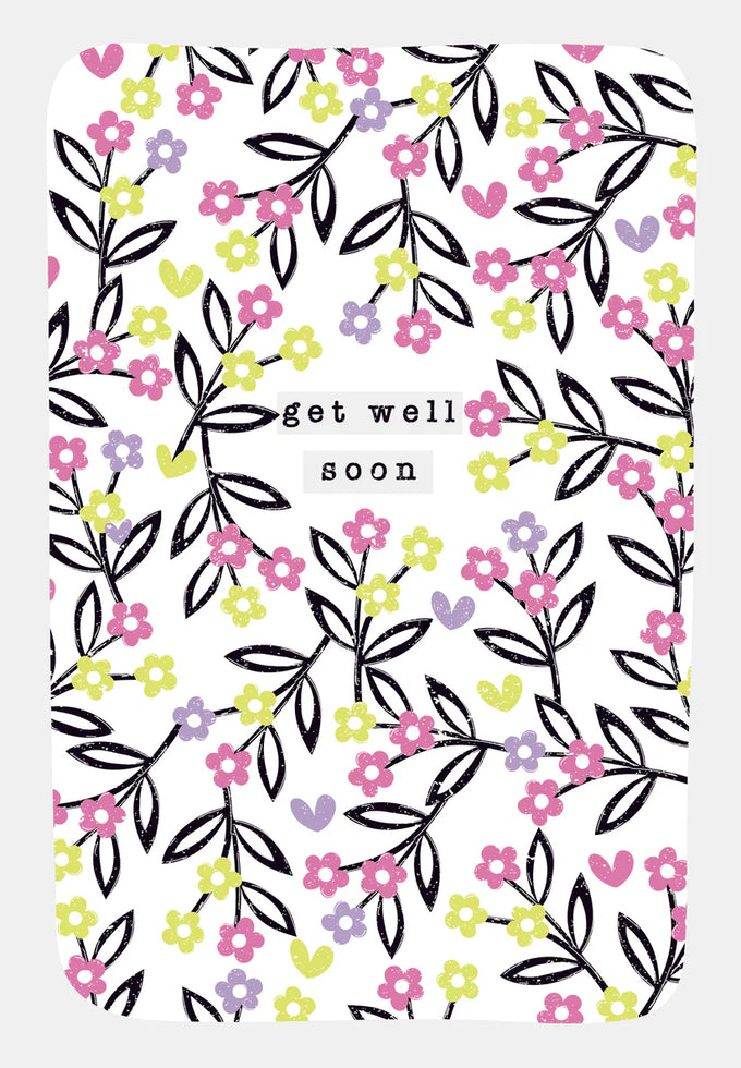 Belly (Woodcut) Get Well Card - Image 1