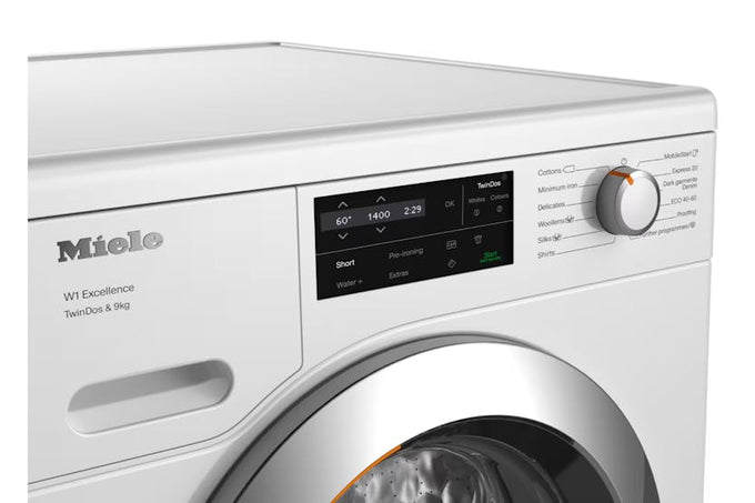 Miele 9kg Freestanding Washing Machine WEG665 with advanced wash technology | Available at Keans Claremorris