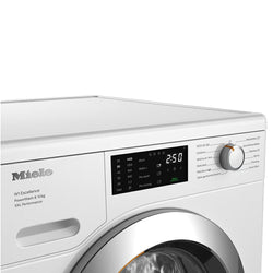 Miele 10KG Front Loader Washing Machine WEK365 Lotus White freestanding model at Keans Claremorris
