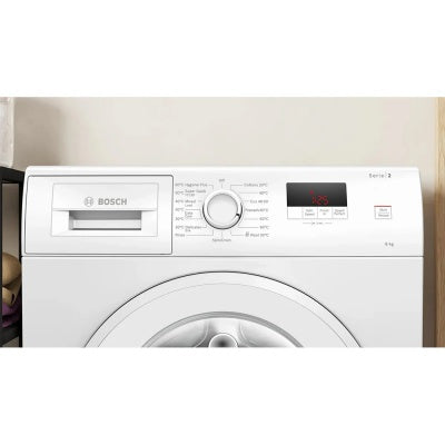 Bosch Series 2 8KG 1400 Spin Washing Machine WGE03408GB - Efficient laundry, available at Keans Claremorris
