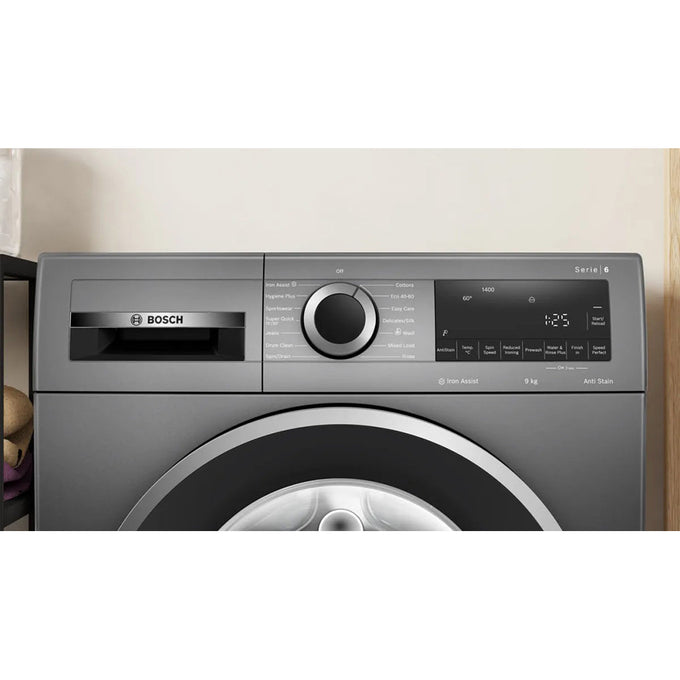 Bosch Series 6 9KG 1400RPM Freestanding Washing Machine Graphite WGG244ZCGB at Keans Claremorris
