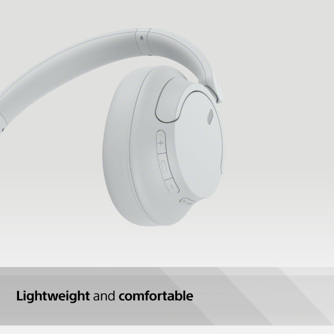 Sony Bluetooth Over Ear Noise Cancelling Headphones White