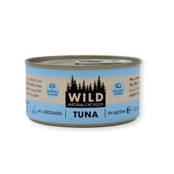 WILD Cat Food Tin - Tuna 75G Keans Claremorris