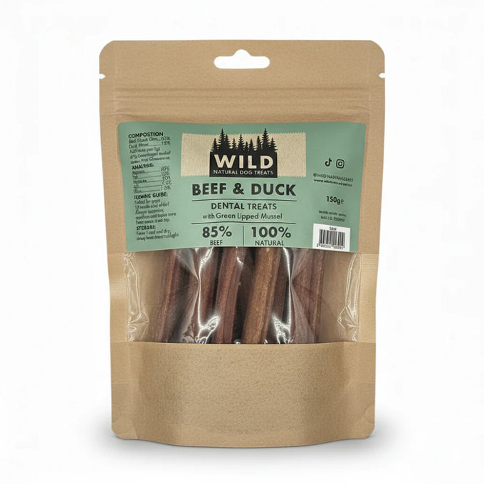 WILD Dental Dog Treat - Beef & Duck Keans Claremorris