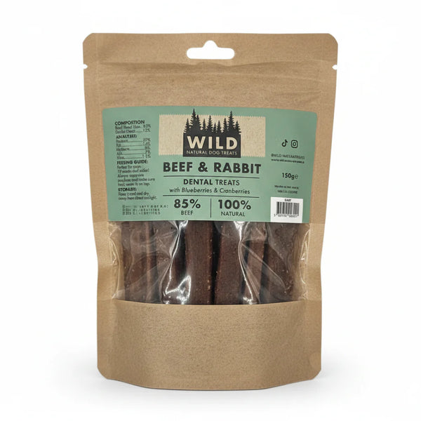 WILD Dental Dog Treat - Beef & Rabbit Keans Claremorris