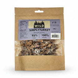 WILD Dog Treat Training Bones - Turkey 100g Keans Claremorris