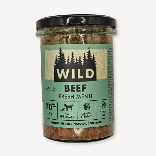WILD Fresh Dog Food Jar - Beef 400g Keans Claremorris