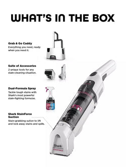 Shark Stainforce Cordless Stain-Destroying Spot Cleaning | HX100UKT