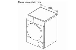Bosch Series 4 8kg Heat Pump Tumble Dryer | WTH85224GB