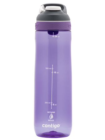 Contigo Cortland 720ml Grapevine water bottle, BPA-free, 100% airtight, with graduation scale and carry handle - Keans