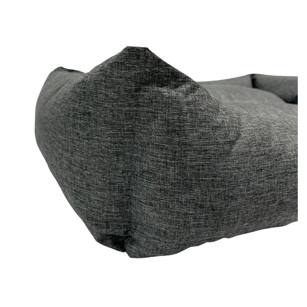 Trixie Farello Dog Bed 100x70cm, dark grey, reversible cushion, removable cover, non-slip base – Keans Claremorris