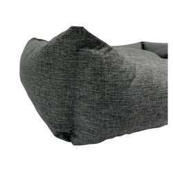 Trixie Farello Dog Bed 100x70cm, dark grey, reversible cushion, removable cover, non-slip base – Keans Claremorris