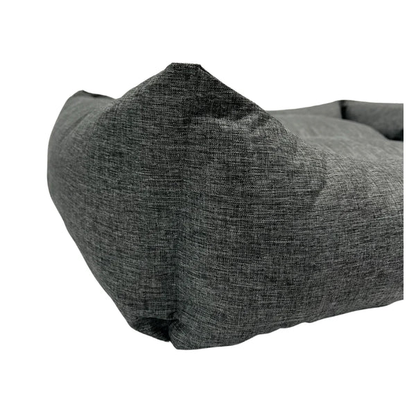 Trixie Farello Dog Bed 100x70cm, dark grey, reversible cushion, removable cover, non-slip base – Keans Claremorris